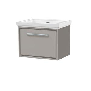 Lille 600mm Wall Hung Single Drawer Vanity with Basin - 0 Tap Hole