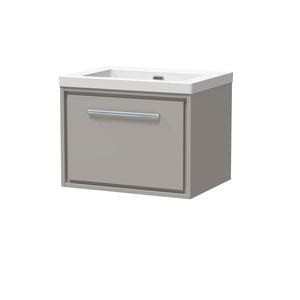 Lille 600mm Wall Hung Single Drawer Vanity with Basin - 0 Tap Hole