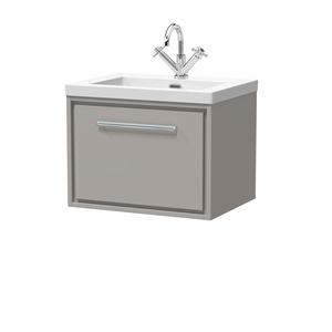 Lille 600mm Wall Hung Single Drawer Vanity with Basin - 1 Tap Hole