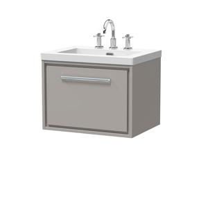 Lille 600mm Wall Hung Single Drawer Vanity with Basin - 3 Tap Hole