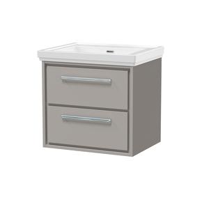 Lille 600mm Wall Hung 2-Drawer Vanity with Basin - 0 Tap Hole