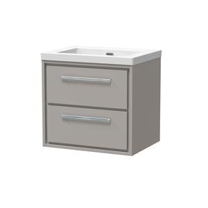 Lille 600mm Wall Hung 2-Drawer Vanity with Basin - 0 Tap Hole