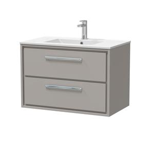 Lille 800mm Wall Hung 2-Drawer Vanity with Basin - 1 Tap Hole