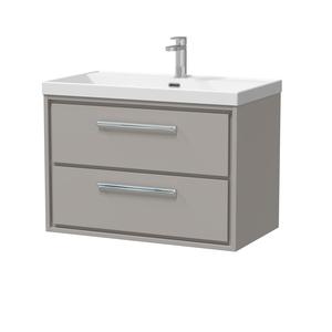 Lille 800mm Wall Hung 2-Drawer Vanity with Basin - 1 Tap Hole