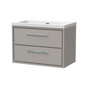 Lille 800mm Wall Hung 2-Drawer Vanity with Basin - 0 Tap Hole