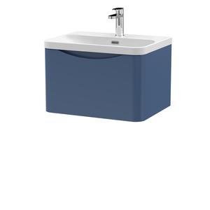 Nuie Lunar 600mm Wall Hung 1 Drawer Unit & Basin