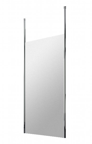 1000mm Wetroom Screen With Ceiling Post