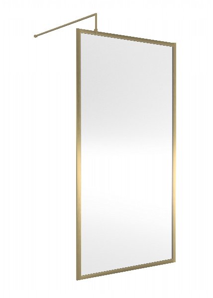 Full Outer Frame Wetroom Screen 1850x1000x8mm