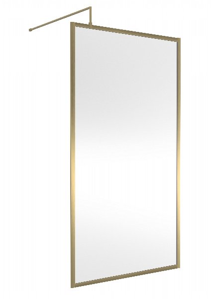 Full Outer Frame Wetroom Screen 1950x1100x8mm