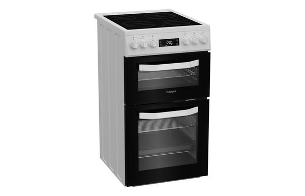 Hotpoint HDE5VDCW Slim Electric Cooker - White