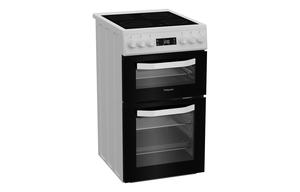 Hotpoint HDE5VDCW Slim Electric Cooker - White