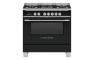 Fisher & Paykel Series 7 OR90SCG4B1 90cm Dual Fuel Range Cooker - Black