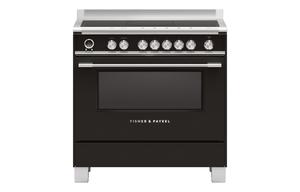 Fisher & Paykel Series 9 OR90SCI6B1 90cm Electric/Induction Range Cooker - Black
