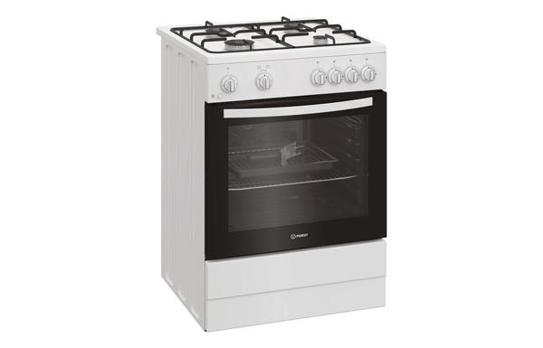 Indesit I6GGMMW/UK Single Gas Cooker - White