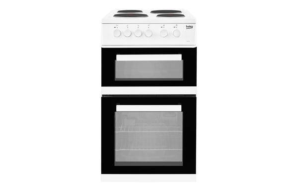 Beko KD533AW Slim Electric Cooker - White