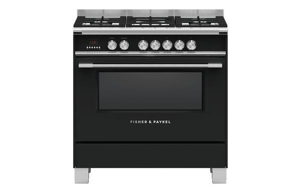 Fisher & Paykel Series 7 OR90SCG4B1 90cm Dual Fuel Range Cooker - Black