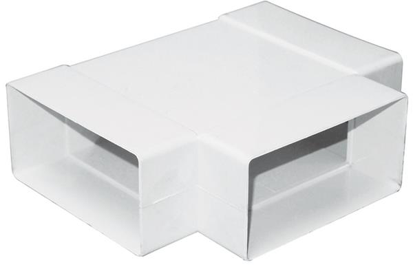 Manrose 110 x 54mm Horizontal T-Piece - White