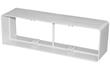 Manrose 220 x 90mm Flat Channel Connector - White