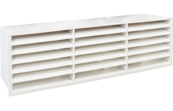 Manrose 204 x 60mm Slimline Airbrick Low Resistance - White