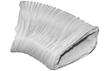 Manrose 150 x 70mm Rectangular PVC Flexible Ducting (3m) - White