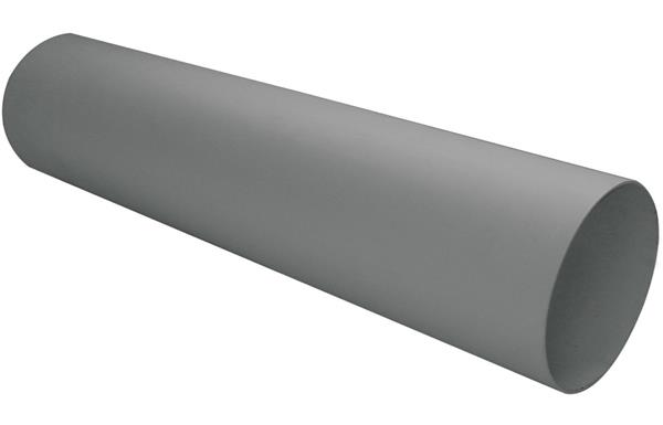 Manrose 100mm Round Pipe (1m) - Grey