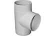 Manrose 100mm Round T-Piece Connector - White