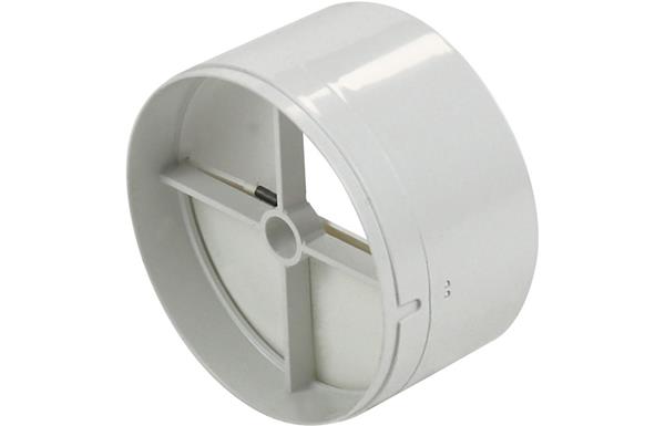 Manrose 100mm In-Line Backdraught Shutter - White