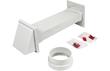 Manrose 100mm Rectangular Tumble Dryer Kit - White