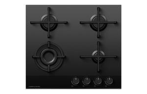 Fisher & Paykel Series 9 CG604DNGDB4 60cm Gas on Glass Hob - Black