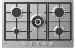 Candy CHG74WX 75cm Gas Hob - St/Steel