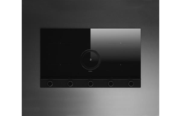 Elica NikolaTesla Unplugged 90cm Venting Induction Hob (Recirculating) - Black