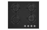Prima PRGH224 60cm Gas on Glass Hob - Black Glass