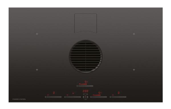 Fisher & Paykel Series 9 CID834RDTB4 83cm Venting Induction Hob - Black