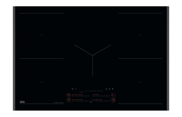 AEG TK85IM00FB 80cm MultipleBridge Induction Hob - Black