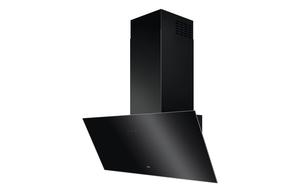 AEG DVX5961HB 90cm Angled Chimney Hood - Black Glass
