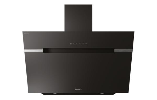 Hotpoint PHVS 91F LT DP K 90cm Angled Chimney Hood - Black