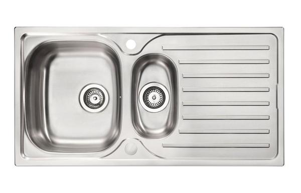 Abode Stria 1.5B Inset Sink - St/Steel