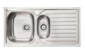 Abode Stria 1.5B Inset Sink - St/Steel