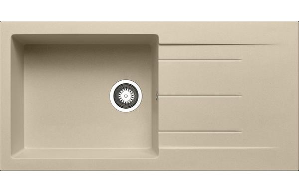 Prima Granite 1B & Drainer Inset Sink - Ivory