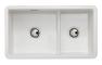 Abode Sandon 1.75B Ceramic Undermount/Inset Sink - White