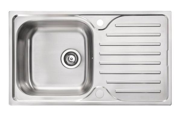 Abode Stria 1B Inset Sink - St/Steel