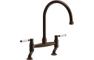 Abode Oxbury Bridge Mixer Tap - Dark Bronze