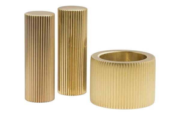 Abode Persona Fluted Handle & Aerator Pack - Brushed Brass