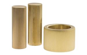 Abode Persona Fluted Handle & Aerator Pack - Brushed Brass