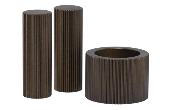 Abode Persona Fluted Handle & Aerator Pack - Dark Bronze