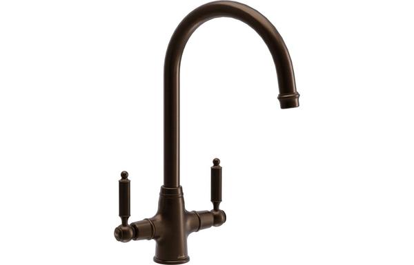 Abode Ornate Monobloc Mixer Tap - Dark Bronze
