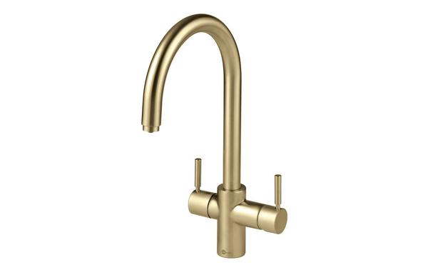 InSinkErator 3N1 J Shape Tap Only - Brushed Gold