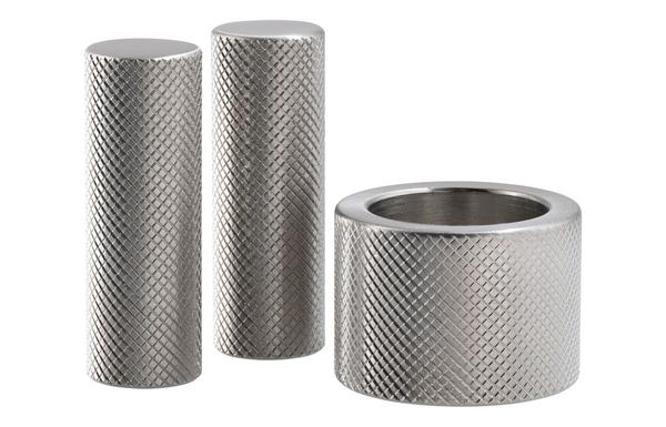 Abode Persona Knurled Handle & Aerator Pack - Brushed Nickel