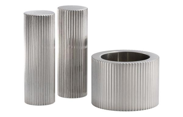 Abode Persona Fluted Handle & Aerator Pack - Brushed Nickel