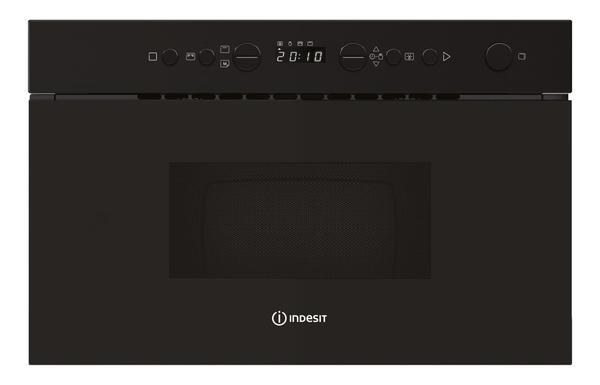 Indesit IM K12 BUK B/I 750W Microwave & Grill - Black